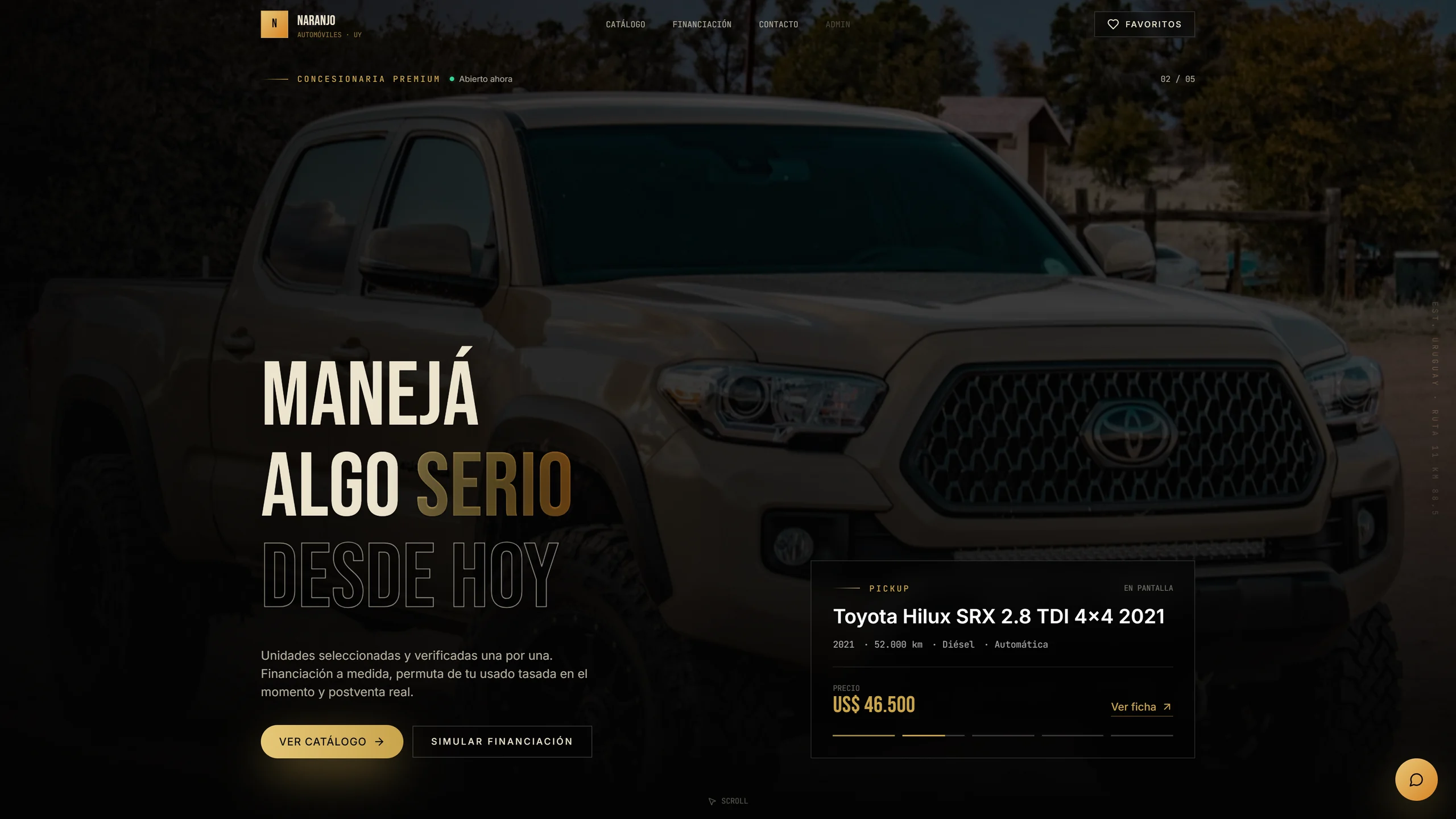 Naranjo Automóviles — Concesionaria