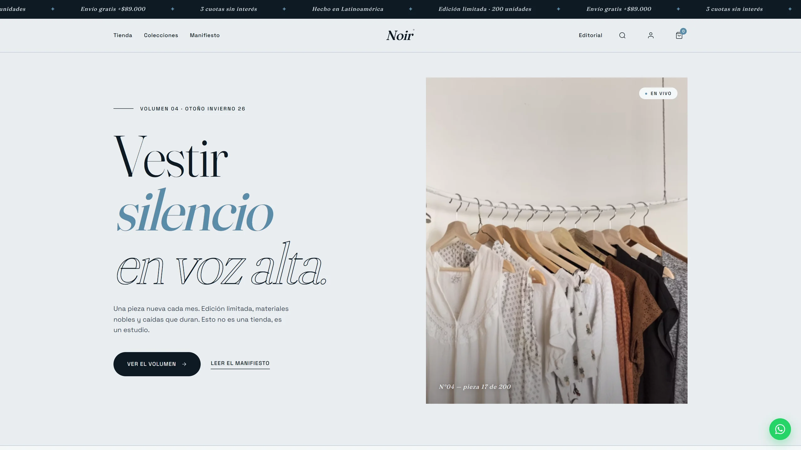 NOIR — Moda / Indumentaria